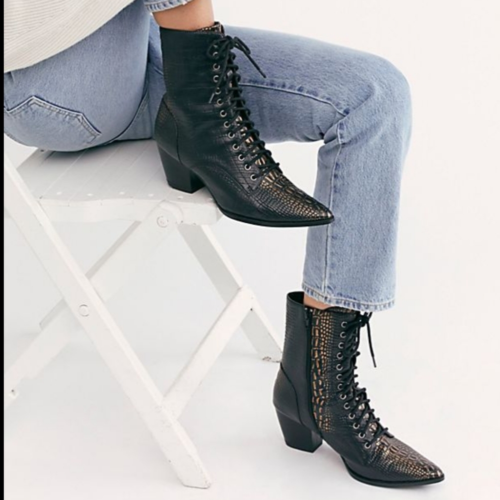 Vegan Cody Lace Up Bootie